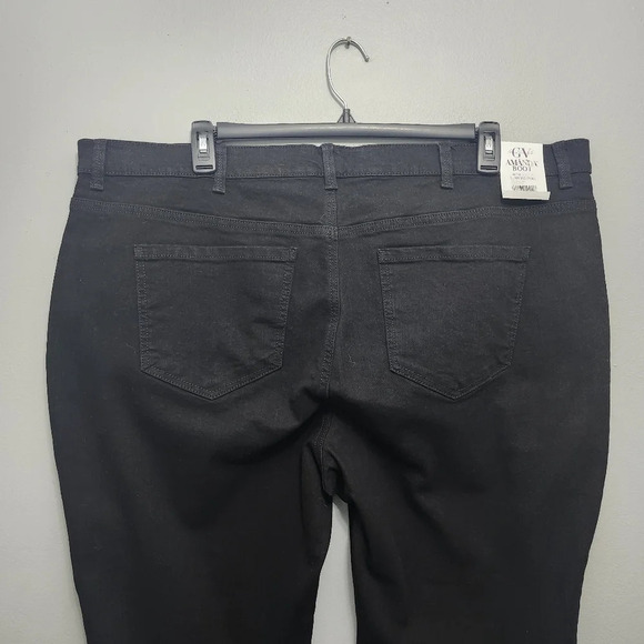 Gloria Vanderbilt women's Amanda boot cut jeans size 24WS short black new - Picture 5 of 10